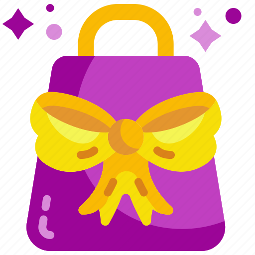 Gift, bag, present, birthday, party, box, surprise icon - Download on Iconfinder