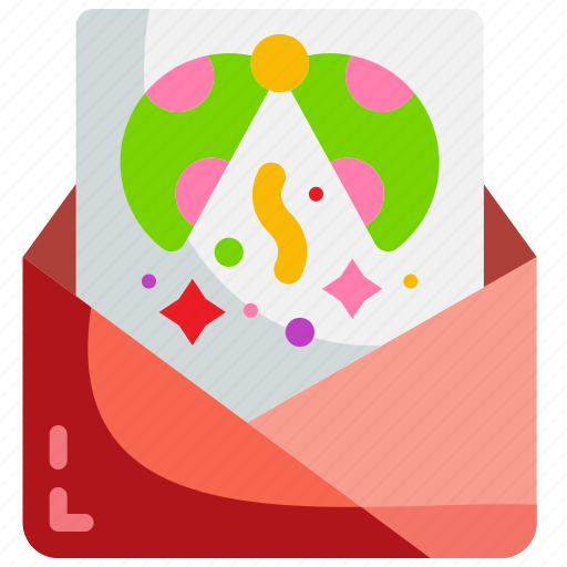 Invitation, birthday, card, greeting, party, balloons, communications icon - Download on Iconfinder