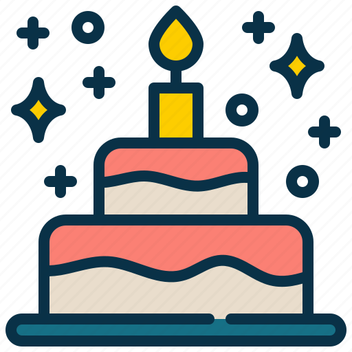 Cake, bakery, birthday, party, happy icon - Download on Iconfinder