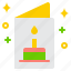 happy, birthday, card, party, cake 
