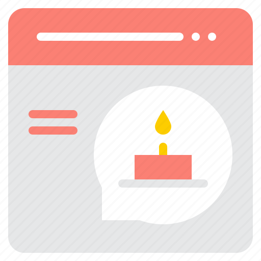 Message, web, happy, birthday, party, alert icon - Download on Iconfinder