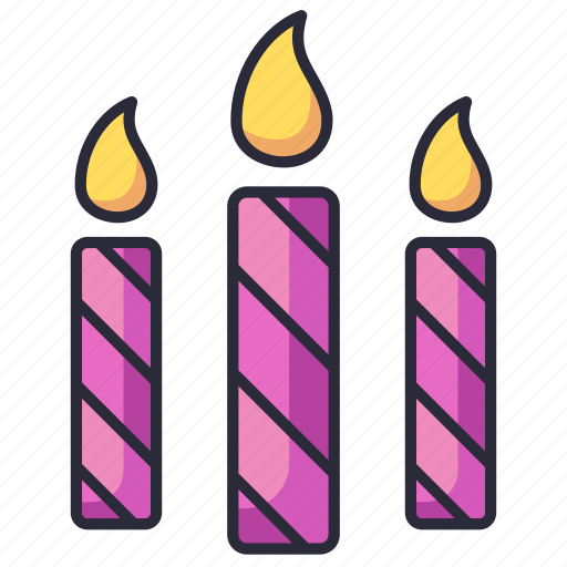Candle, wax, fire, light, candlelight icon - Download on Iconfinder