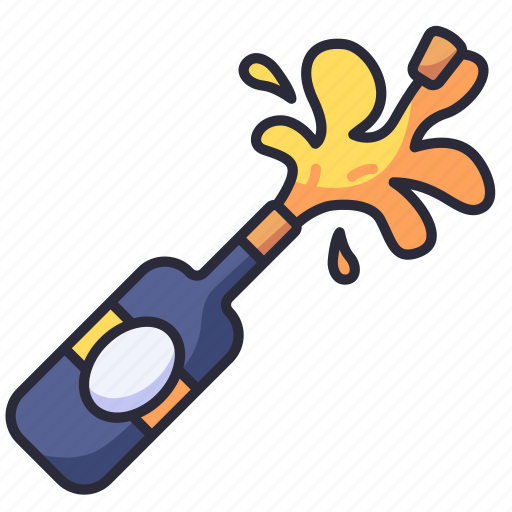 Champagne, alcohol, wine, party, celebration icon - Download on Iconfinder