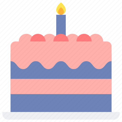 Birthday, cake, 1 icon - Download on Iconfinder