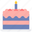 birthday, cake, 1 