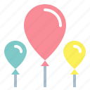 balloon, birthday, celebration, decoration, new, party, year