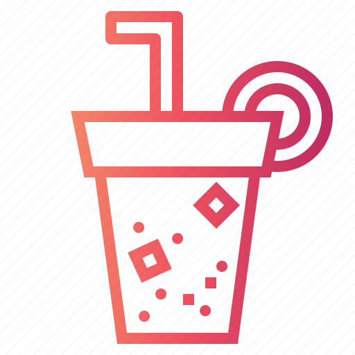 Cup, drink, food, paper, soda, soft, straw icon - Download on Iconfinder