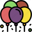 balloons, party, birthday, celebration, decoration, and 