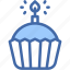 cupcake, sweet, dessert, sugar, muffin, food 