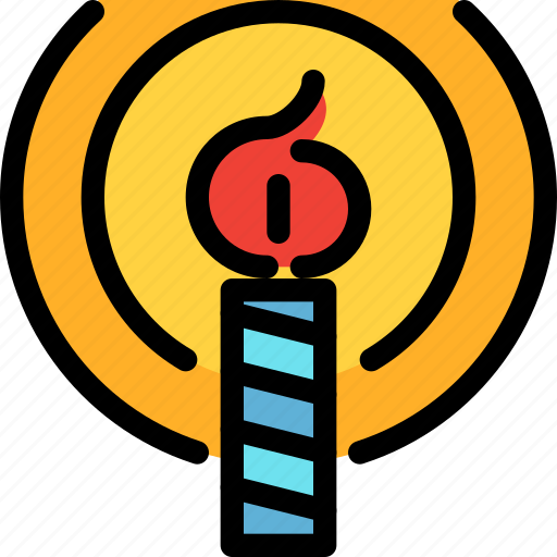 Birthday, candle, happy, party icon - Download on Iconfinder
