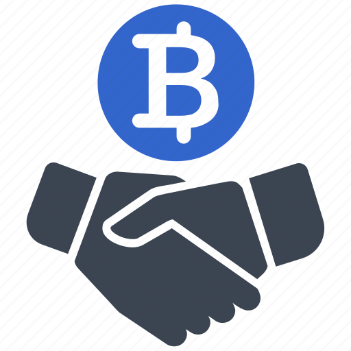 Bitcoin, deal, money, cryptocurrency, agreement, handshake, partnership icon - Download on Iconfinder