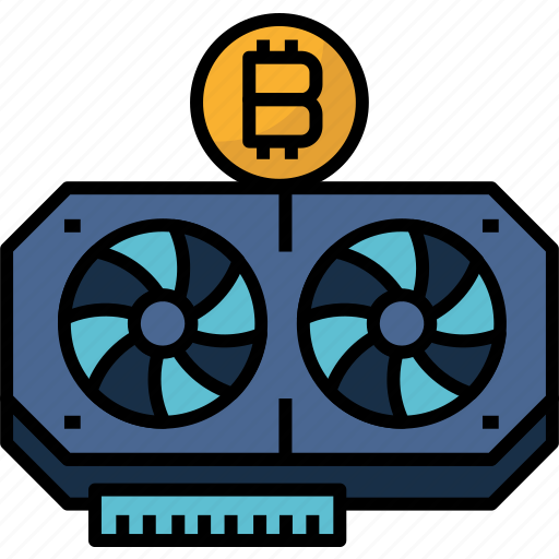 Graphics, card, bitcoin, dig, mining, hardware, device icon - Download on Iconfinder