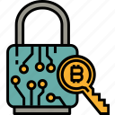 encryption, bitcoin, data, key, protect, protection