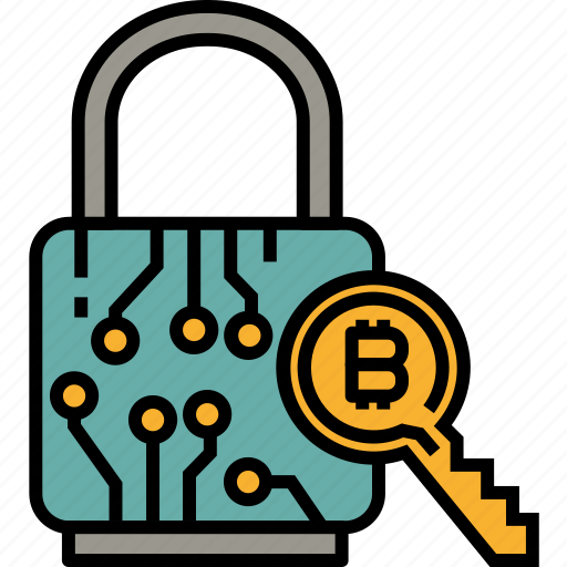 Encryption, bitcoin, data, key, protect, protection icon - Download on Iconfinder