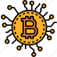 bitcoin, digital, money, cash, currency, coin 