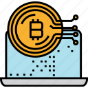 digital, banking, bitcoin, computer, money, coin, cash