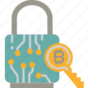 encryption, bitcoin, data, key, protect, protection