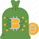 bag, bitcoin, cash, coin, currency, money, banking