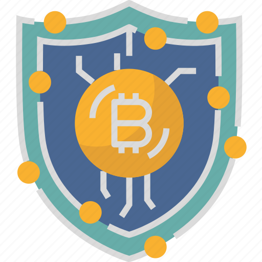 Bitcoin, data, key, protect, protection, shield icon - Download on Iconfinder