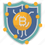 bitcoin, data, key, protect, protection, shield 