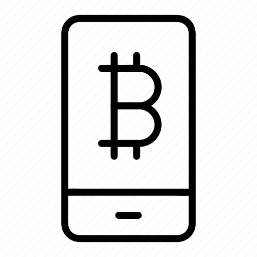 Bitcoin, mobile, online, payment, transaction icon - Download on Iconfinder