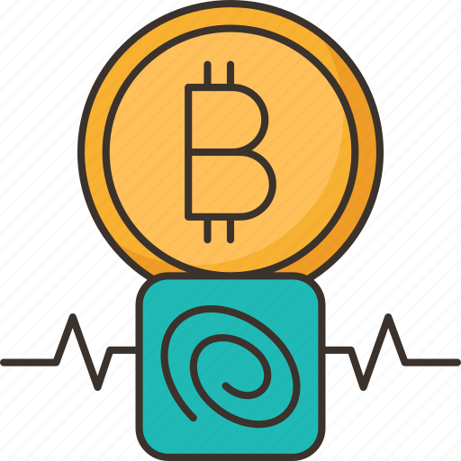 Bitcoin, signature, digital, identity, key icon - Download on Iconfinder