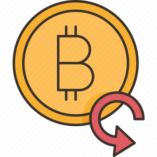 Chargeback, cryptocurrency, bitcoin, transaction, return icon - Download on Iconfinder