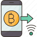 mobile, payment, bitcoin, transaction, digital