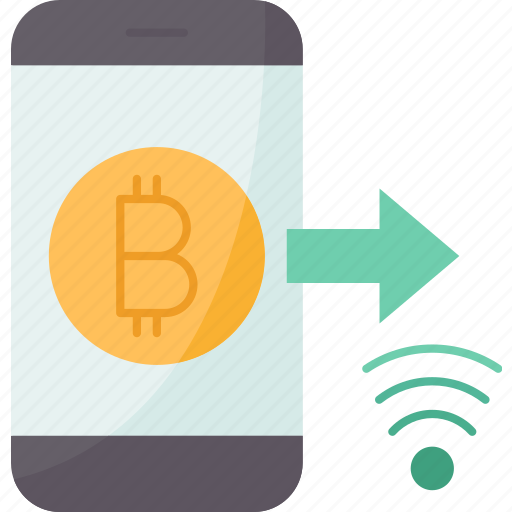 Mobile, payment, bitcoin, transaction, digital icon - Download on Iconfinder