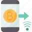 mobile, payment, bitcoin, transaction, digital 