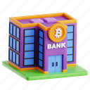 bank, bitcoin, banking, building, money, finance