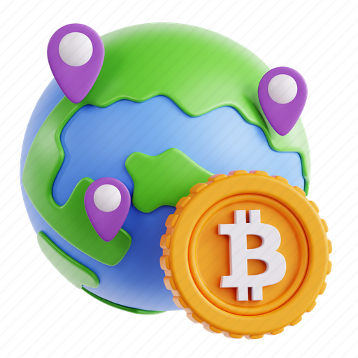 Globe, bitcoin, world, cryptocurrency, earth globe icon - Download on Iconfinder