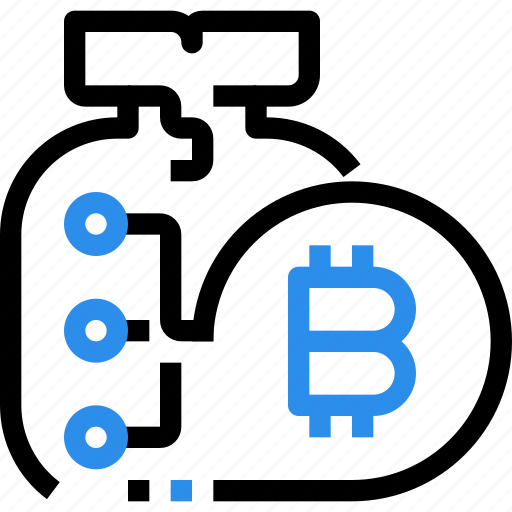 Bag, banking, bitcoin, currency, digital, money, saving icon - Download on Iconfinder