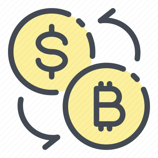 Bitcoin, blockchain, crypto, cryptocurrency, currency, dollar, exchange icon - Download on Iconfinder