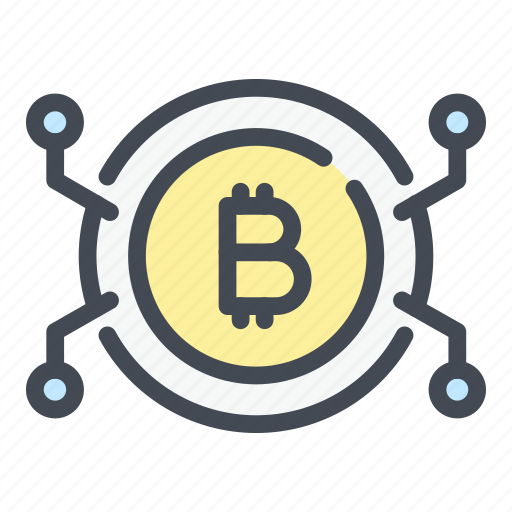 Bitcoin, blockchain, connection, crypto, cryptocurrency, digital, network icon - Download on Iconfinder