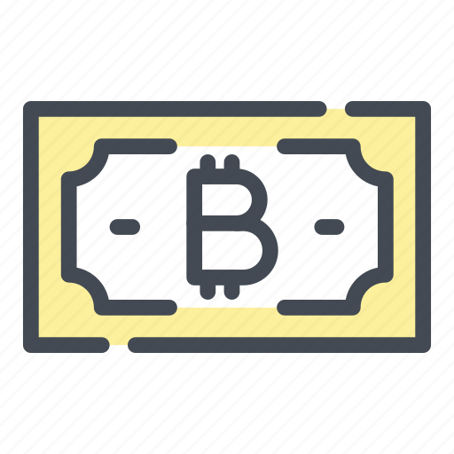 Bill, bitcoin, blockchain, crypto, cryptocurrency, note icon - Download on Iconfinder