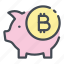 bank, bitcoin, blockchain, crypto, cryptocurrency, pig, piggy 