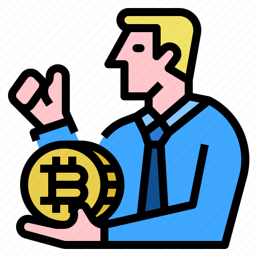 Bitcoin, consultant, investment, profit icon - Download on Iconfinder