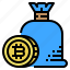 bag, bitcoin, cash, coin, currency, money 