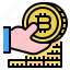 bitcoins, cash, coin, currency, money 