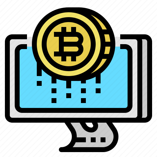 Bitcoin, cash, coin, computer, money icon - Download on Iconfinder