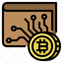 bitcoin, cash, coin, money, wallet