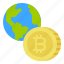 bitcoin, currency, digital, global, money 