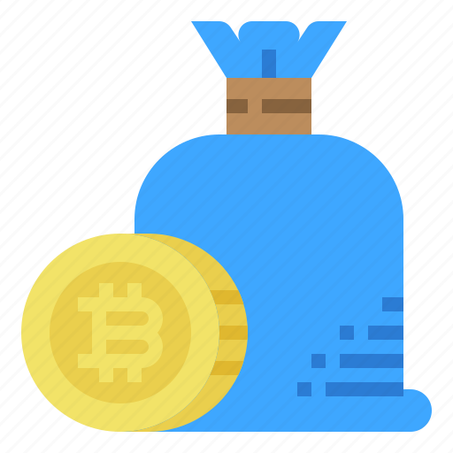 Bag, bitcoin, cash, coin, currency, money icon - Download on Iconfinder