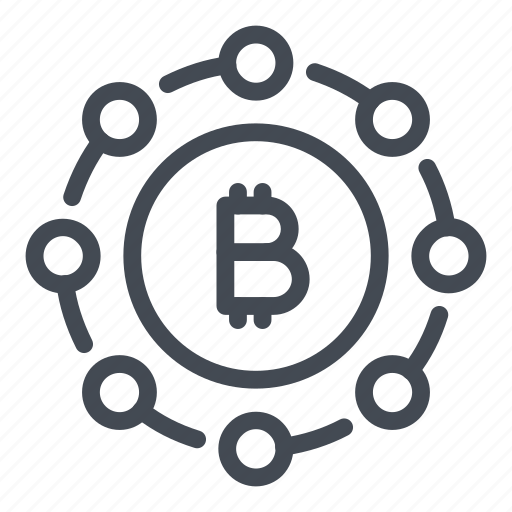 Bitcoin, blockchain, connection, crypto, cryptocurrency, internet, online icon - Download on Iconfinder