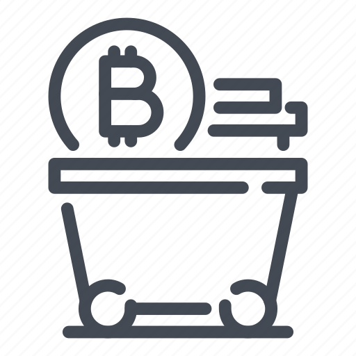 Bitcoin, blockchain, coin, crypto, cryptocurrency, mine, mining icon - Download on Iconfinder