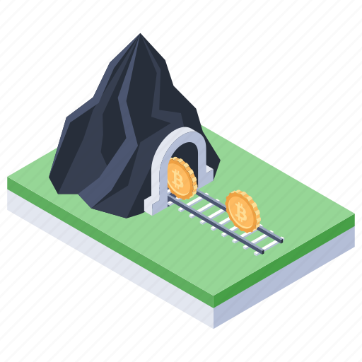Bitcoin cash, bitcoin mining, bitcoin mining tools, ethereum mining, metaphor mining icon - Download on Iconfinder
