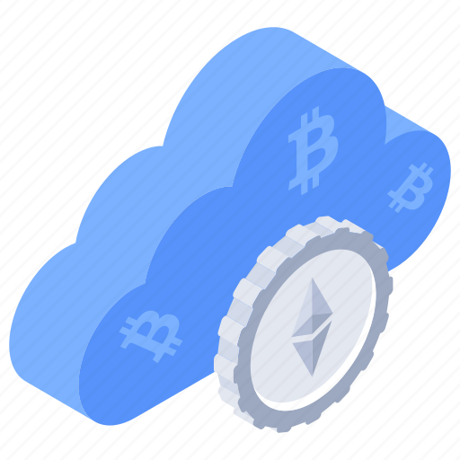Cloud bitcoin, cloud cryptocurrency, cloud mining, cryptocurrency technology, digital money icon - Download on Iconfinder