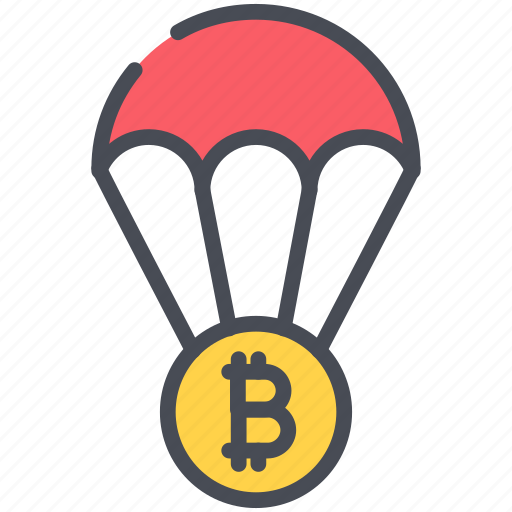 Airdrop, balloon, bitcoin, currency, digital, money, transportation icon - Download on Iconfinder