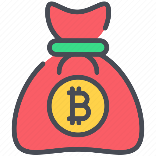Bag, bitcoin, cryptocurrency, currency, finance, money, money bag icon - Download on Iconfinder